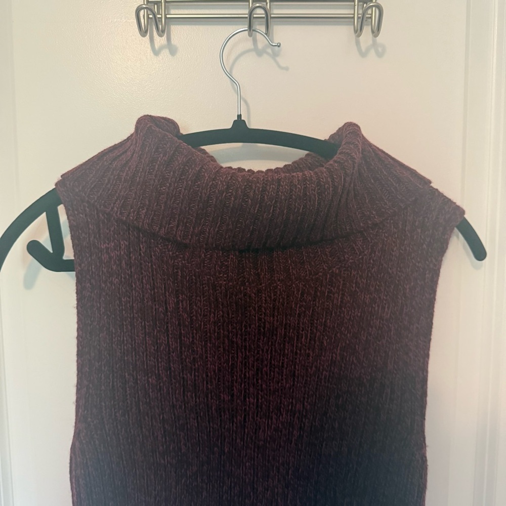 Faded Glory Burgundy Knit Sweater - Picture 4 of 9